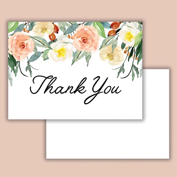 Poshmark Thank You Cards 50 Count - Picture 2 of 4